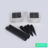 NEWDAYS brand column head flat lamp cross-border export new solar lamp, starry sky style floodlight, LED Southeast Asian courtyard solar floodlight Specification image